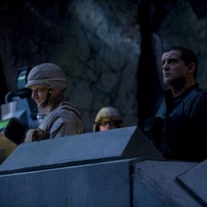 Una scena delle premiere di Stargate Universe