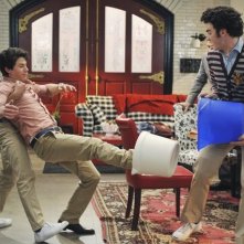 Kevin, Nick e Joe Jonas nell'episodio Complete Repeat della serie Jonas