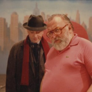 Sergio Leone e Robert De Niro sul set di C'era una volta in America ©Angelo Novi /Cineteca di Bologna