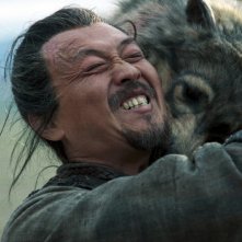 Una sequenza drammatica del film The Warrior and the Wolf