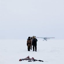 Una suggestiva immagine del thriller Whiteout - Incubo bianco