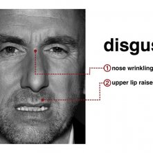 Tim Roth mostra il sentimento del 'disgusto' con l'espressione del viso per la serie Lie to Me