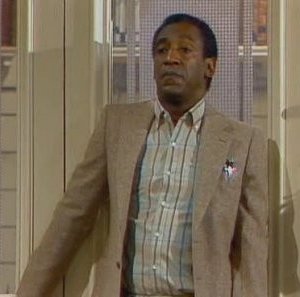 Bill Cosby in una scena dell'episodio Mr Fish della serie I Robinson