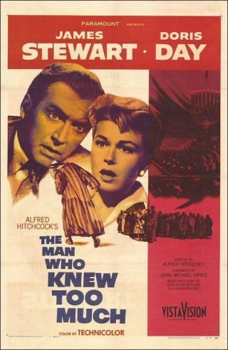 Una bella locandina del film L'uomo che sapeva troppo ( 1956 )
