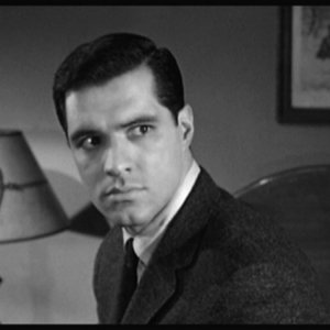 John Gavin in una scena del film Psycho ( 1960 )