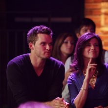 Julian Baker (Austin Nichols) e Victoria Davis (Daphne Zuniga) alla sfilata nell'episodio Believe Me, I'm Lying di One Tree Hill