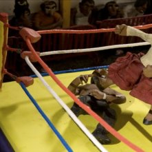 Una sequenza d'animazione del film Mamachas del Ring, in cartellone al Festival di Roma 2009