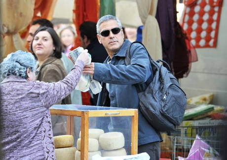 George Clooney Sul Set Abruzzese Di A Very Private Gentleman 133599