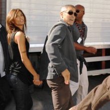 Sulmona: George Clooney ed Elisabetta Canalis sul set di A Very Private Gentleman