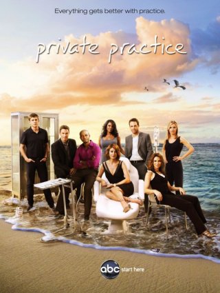 Un poster della stagione 3 di Private Practice