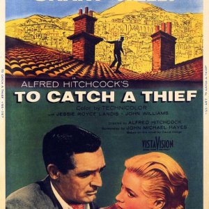 Una bella locandina del film Caccia al ladro ( 1955 )