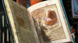 Una scena del cartoon Nat e il segreto di Eleonora