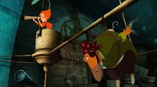 Una scena del cartoon Nat e il segreto di Eleonora, in cartellone al Festival di Roma 2009