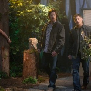 Jared Padalecki e Jensen Ackles nell'episodio 'Fallen Angel' di Supernatural