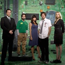 Il cast principale della prima stagione di Chuck in una foto promozionale