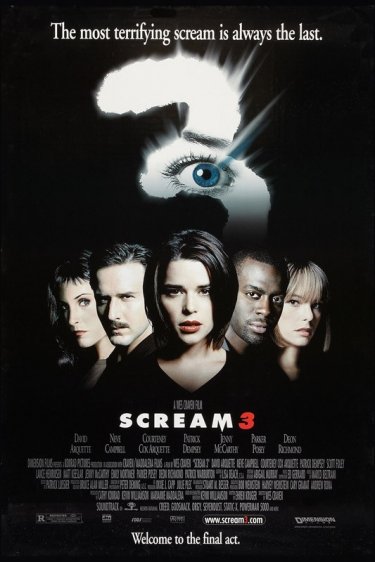 Il poster USA del film Scream 3