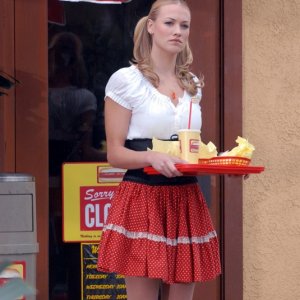 Yvonne Strahovski è Sarah Walker in una scena dell'episodio Chuck vs. La verità di Chuck