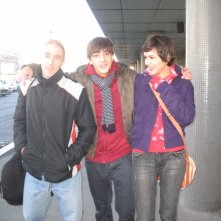 Gabriele Campanelli con altri attori del film Alza la testa