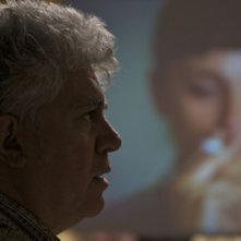 Il regista Pedro Almodovar sul set de Gli abbracci spezzati