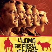 Locandina italiana di L'uomo che fissa le capre