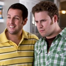 Adam Sandler e Seth Rogen in una scena della commedia Funny People diretta da Judd Apatow