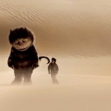 Max Records in una scena del film Nel paese delle creature selvagge diretto da Spike Jonze