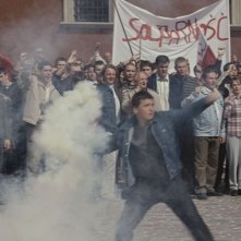 Un'immagine del film Popieluszko