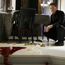 Gary Sinise in un momento dell'episodio Dead Reckoning di CSI New York
