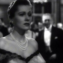 Joan Fontaine in una scena del film Il sospetto ( 1941 ) di Alfred Hitchock