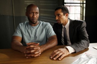 Mahershalalhashbaz Ali e J. Paul Nicholas in una scena dell'episodio Unstable di Law & Order: SVU