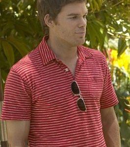 Michael C. Hall in una scena dell'episodio Blinded by the Light di Dexter