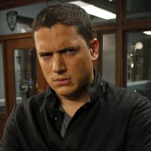 Wentworth Miller in una scena dell'episodio Unstable di Law & Order: SVU