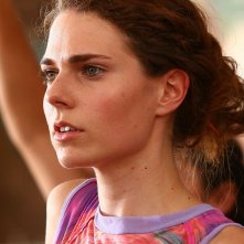 Giulia Lippi in una scena della fiction Una sera d'ottobre