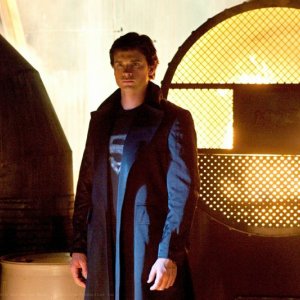 Tom Welling in una scena del secondo episodio della stagione 9 di Smallville