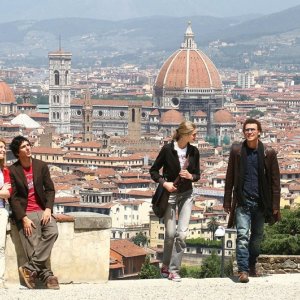 Una scena della fiction Una sera d'ottobre