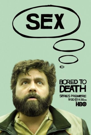Bored to Death: Character Poster sul personaggio di Zach Galifianakis