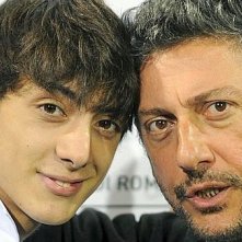 Festival di Roma 2009: Sergio Castellitto e il co-protagonista di Alza la testa, Gabriele Campanelli