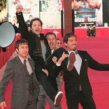 Festival di Roma 2009: un red carpet 'goliardico' per il Trio Medusa e Silvio Muccino doppiatori di Astro Boy