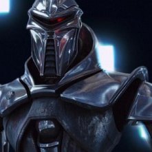 L'immagine di un centurione tratta dal film TV Battlestar Galactica: The Plan