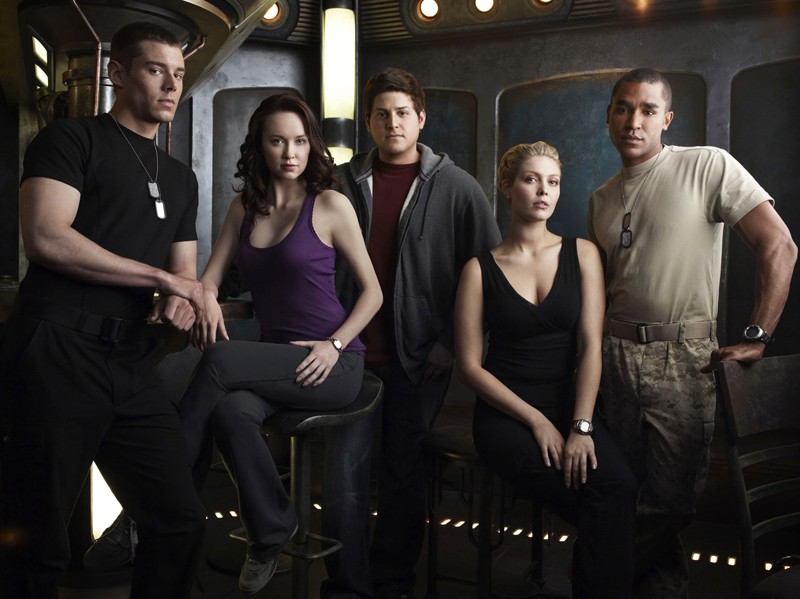 Parte Del Cast In Una Foto Promozionale Della First Season Di Stargate Universe 135171