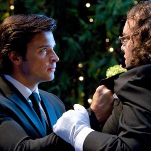 Tom Welling e Chris Gauthier in una scena dell'episodio Echo della serie Smallville