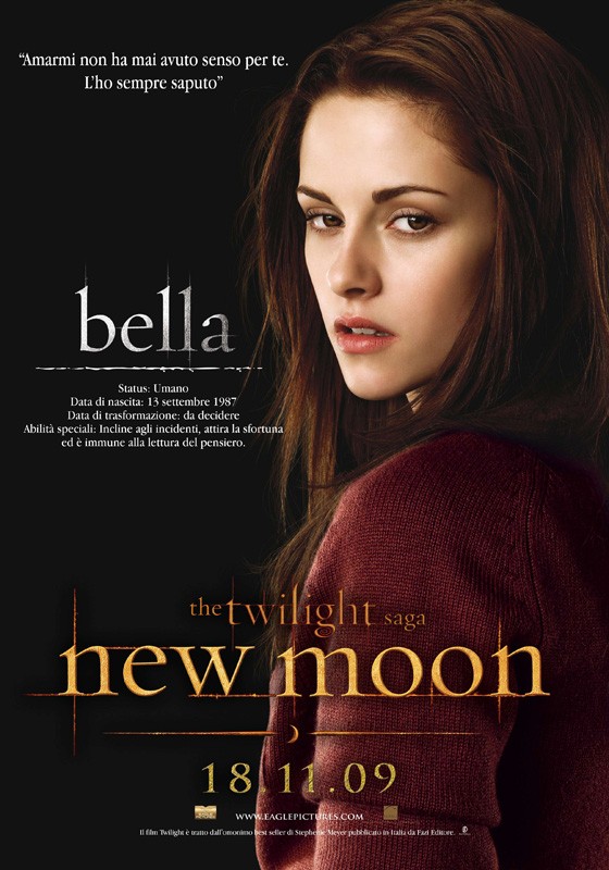 Un Character Poster Dedicato A Bella Kristen Stewart Con La Data Di Uscita In Italia 135089
