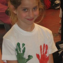 Un primo piano di Giulia Salerno.