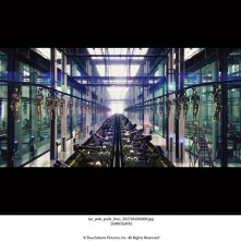 Uno dei suggestivi scenari del film Il mondo dei replicanti