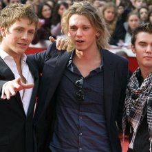Festival di Roma 2009 - i vampiri di New Moon sul red carpet: Jamie Campbell Bower, Charlie Bewley e Cameron Bright