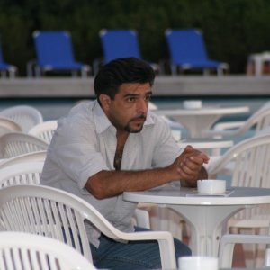 Una foto di Ignazio Barcellona sul set