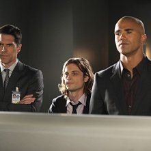 Criminal Minds: Thomas Gibson, Matthew Gray Gubler e Shemar Moore nell'episodio Shemar Moore