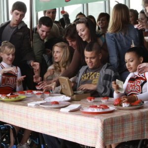 Glee: una scena dell'episodio Wheels