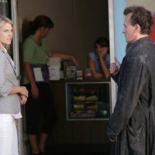 Ali Larter e Robert Knepper in una scena di Strange Attractors della quarta stagione di Heroes