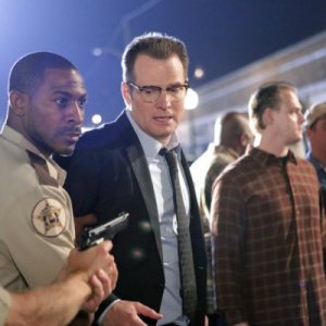 Jack Coleman in una scena di Strange Attractors della quarta stagione di Heroes